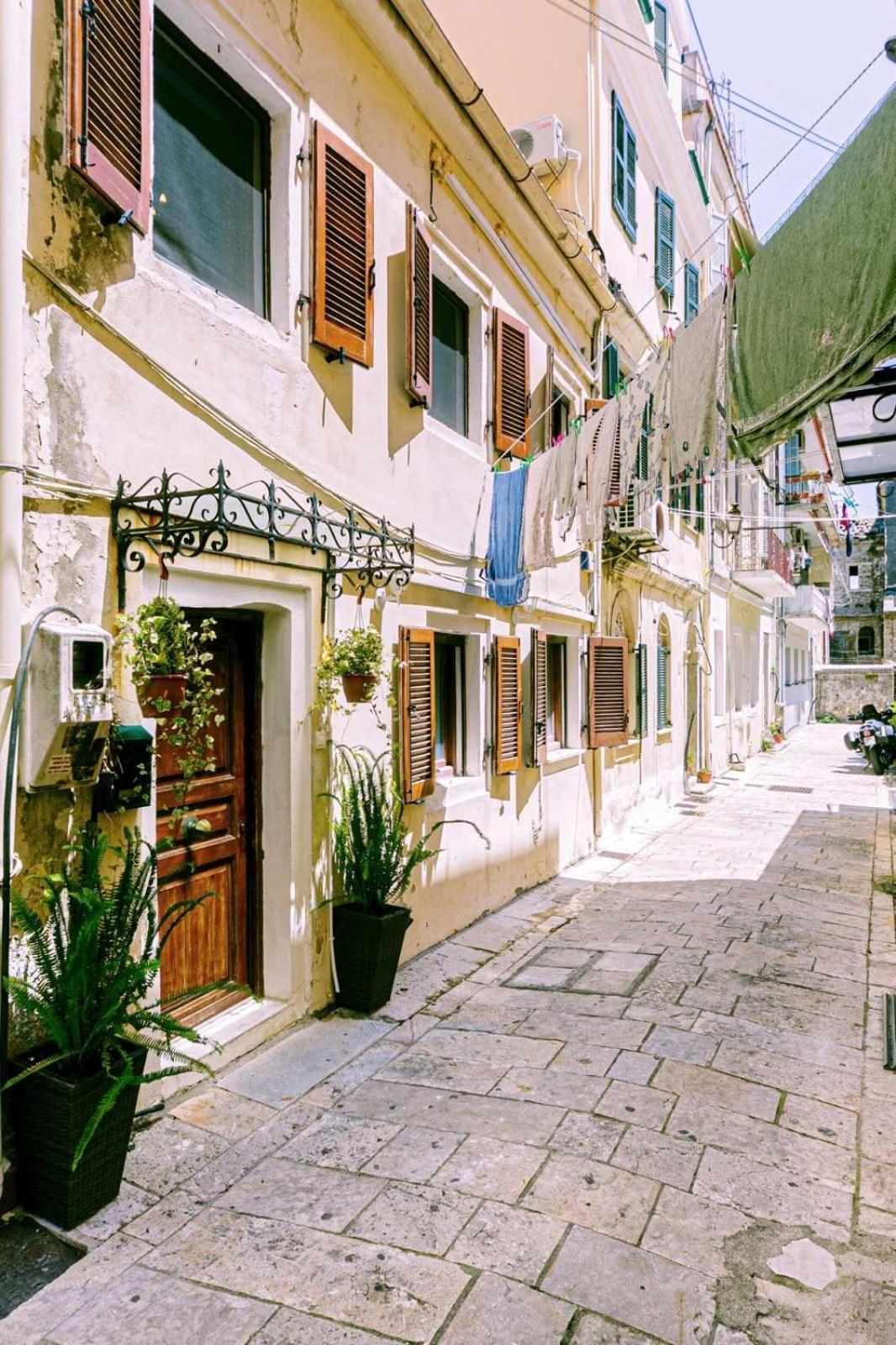 Апартаменты Via Porta Raimonda Corfu  Экстерьер фото
